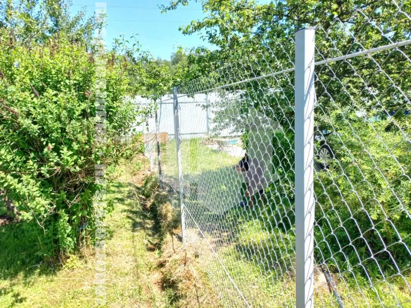 Забор оцинкованный из сетки рабицы 50 метров