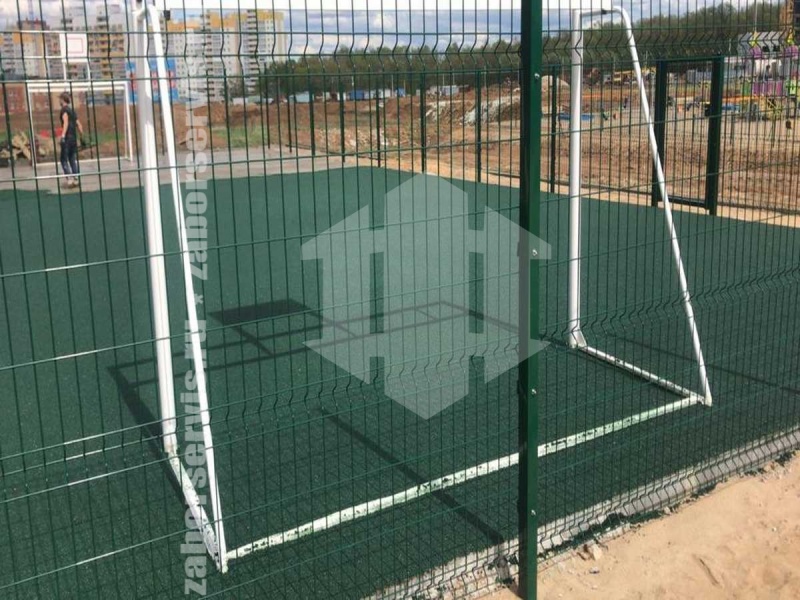 3D заборы для спортивной площадки 12 метров высота 3,0м