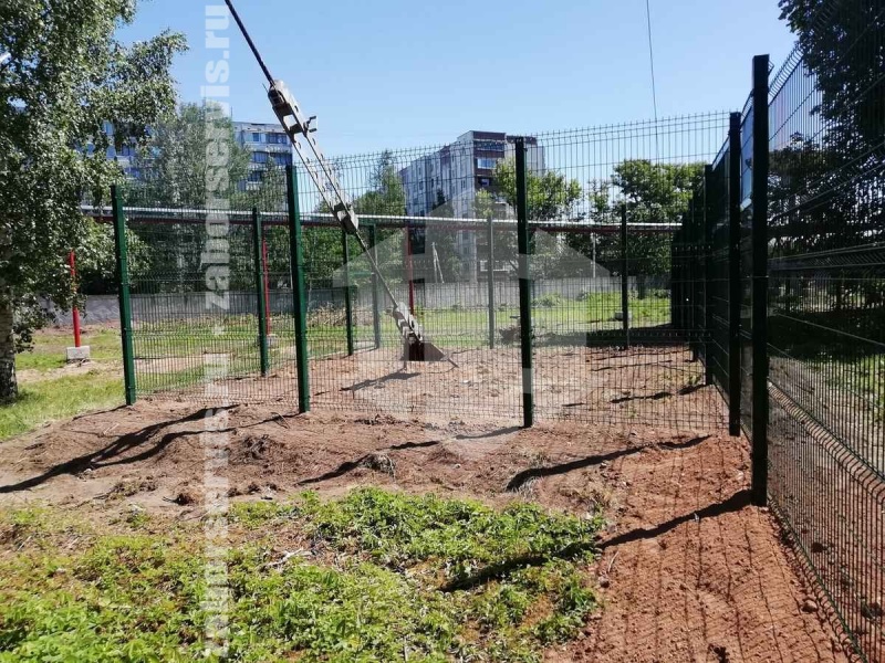 3D заборы зеленый  50 метров 4мм