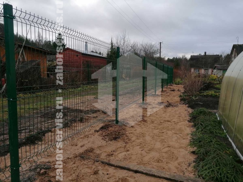 3D забор 140 метров 6мм пример 1 3,5мм