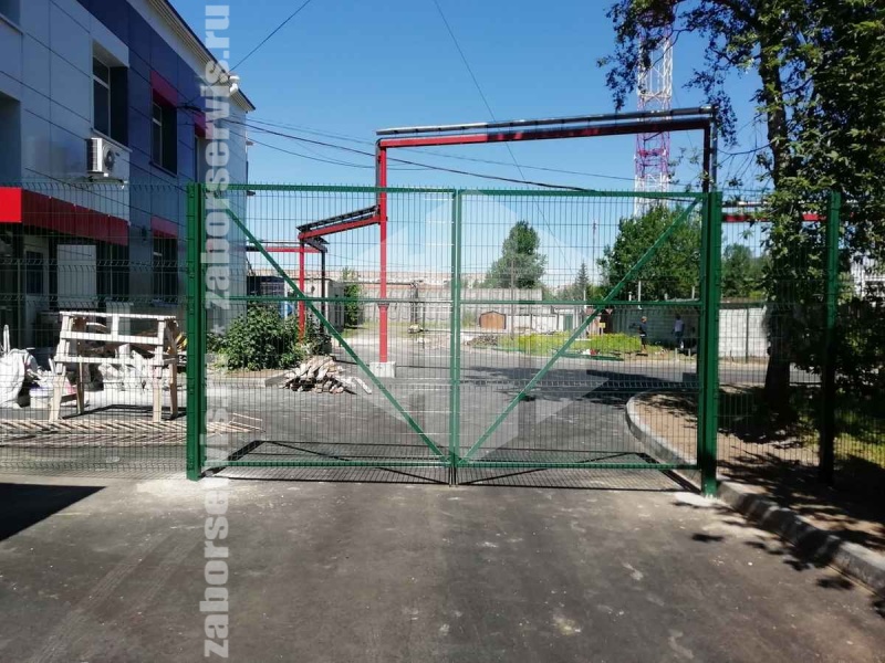 3D заборы зеленый  50 метров 4мм