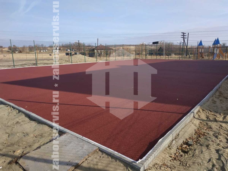 3D заборы для спортивной площадки 18 метров высота 3,0м