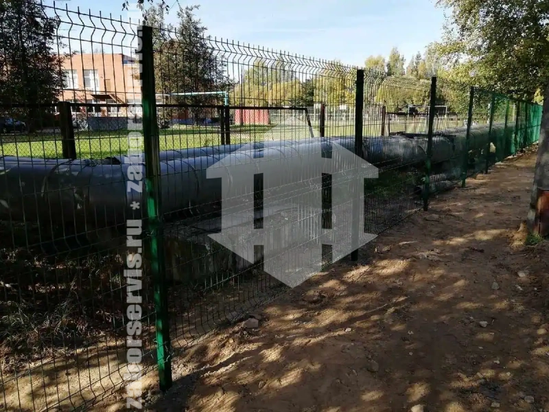 Секционный 3D забор 90 метров