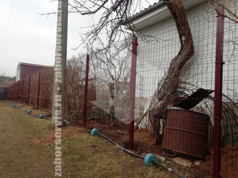 3D заборы для частного дома 80 метров 3,5мм