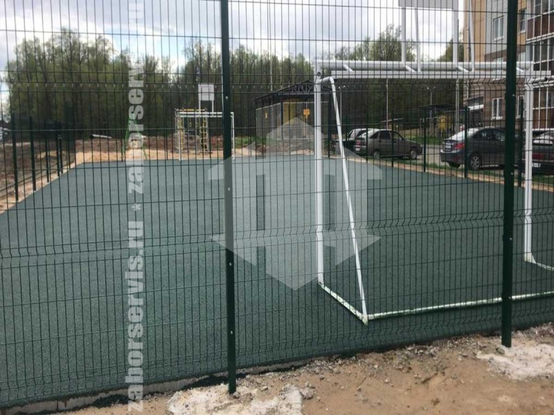 3D заборы для спортивной площадки 12 метров высота 3,0м