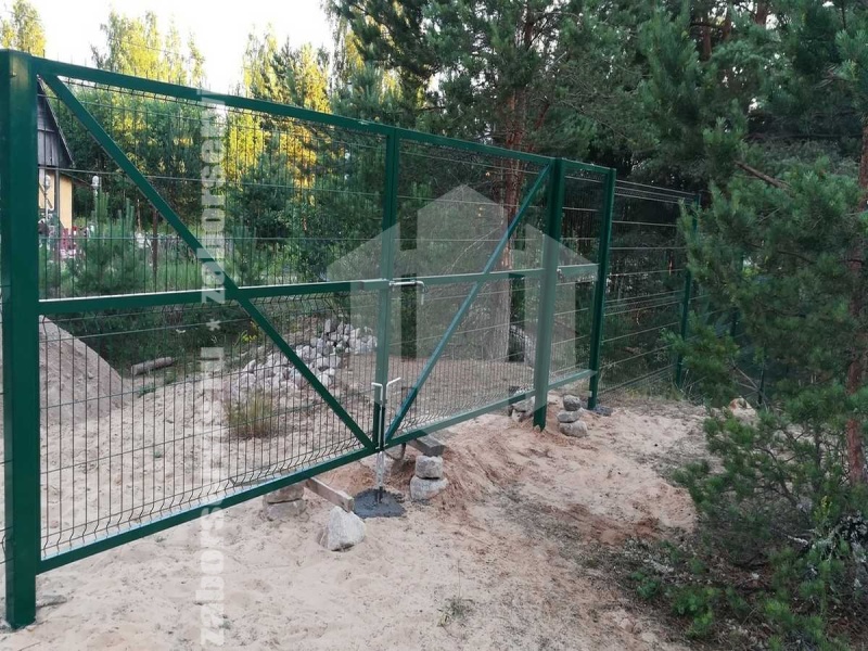 3D заборы для частного дома 30 метров 6мм