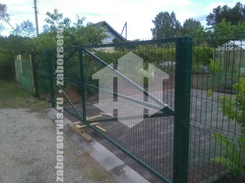 3D заборы для частного дома 76 метров 5мм