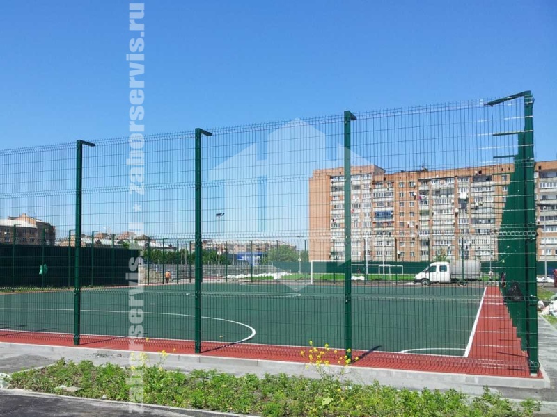 3D заборы для спортивной площадки 12 соток 3,5мм