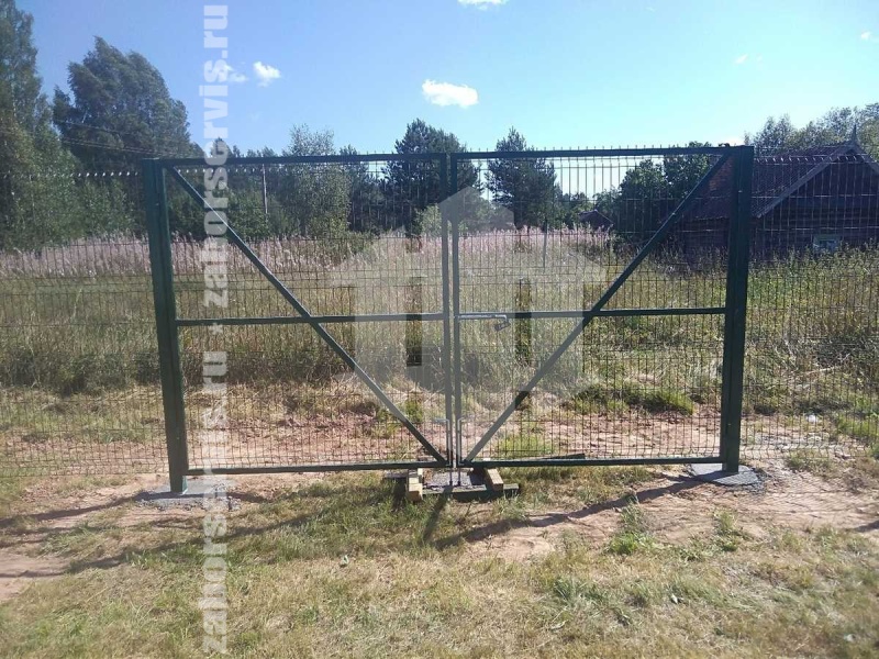 3D заборы для частного дома 100 метров 4мм