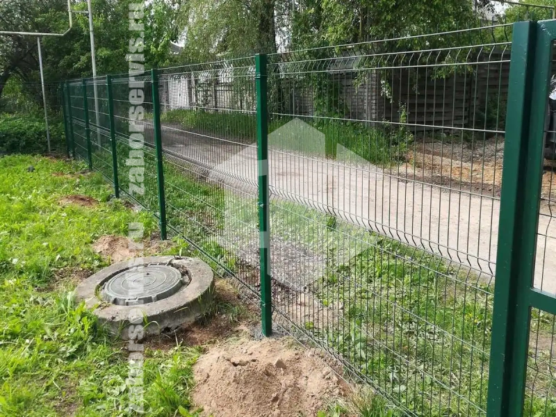 Забор из сварной сетки 75 метров