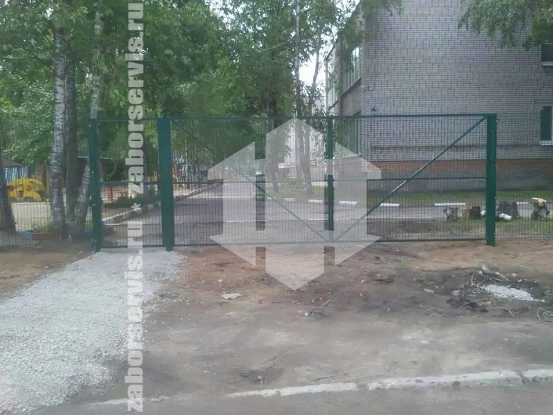 3D заборы для детского сада 58 метров высота 2,0м