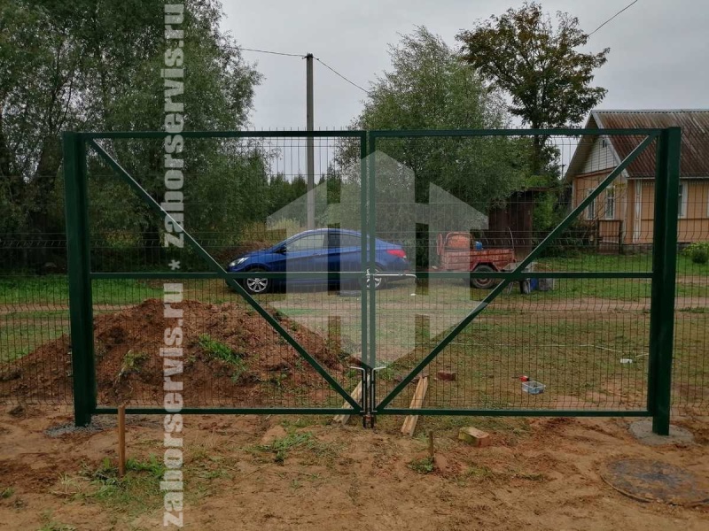 3D заборы 12 метров для частного дома 4мм