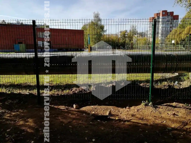 Секционный 3D забор 90 метров