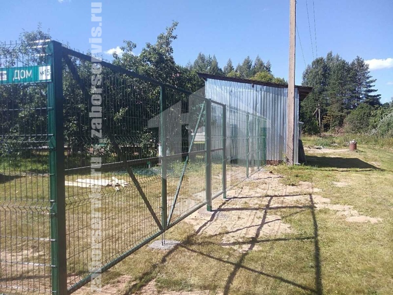3D заборы для частного дома 100 метров 4мм