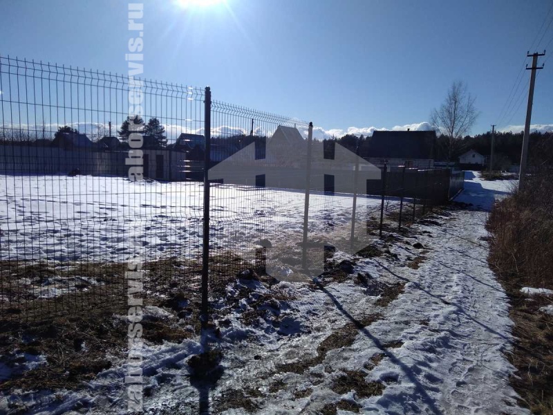 3D заборы для частного дома 6 соток 3,5мм