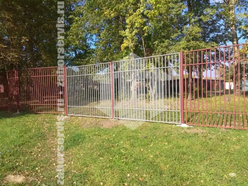 Секционный сварной забор 70 метров