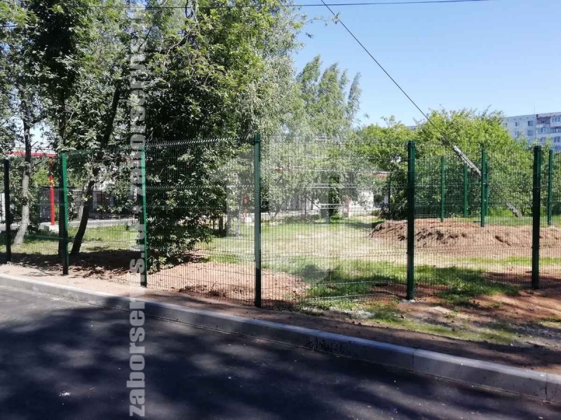 3D заборы зеленый  50 метров 4мм