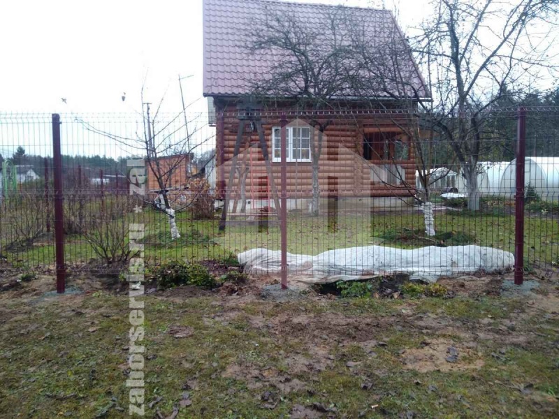 3D забор 155 метров красный 5мм