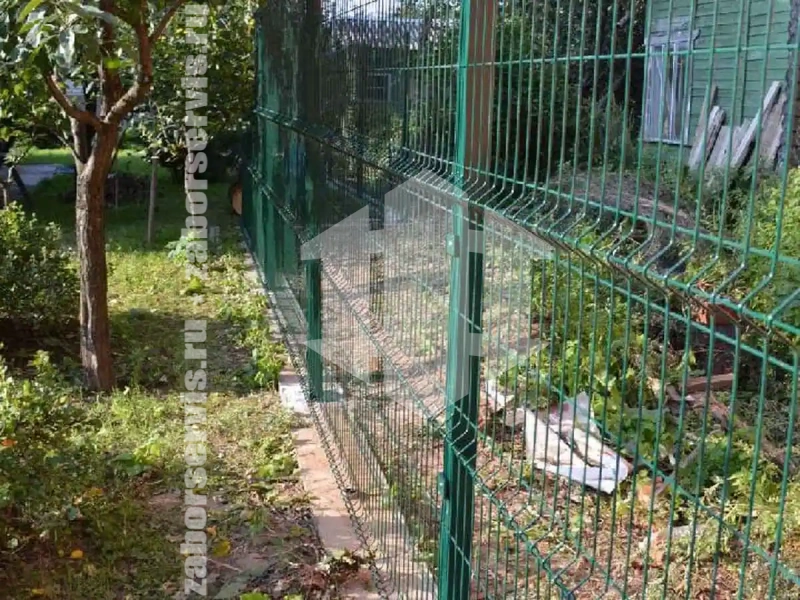 Забор из сетки гиттер 87 метров