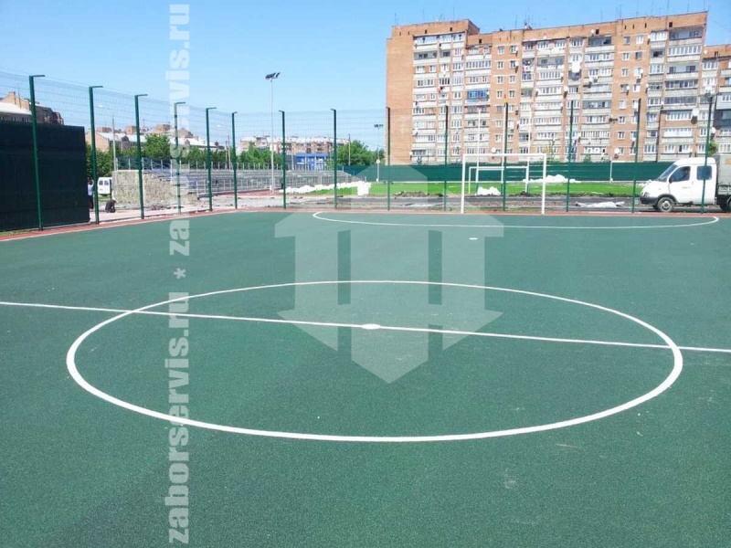 3D заборы для спортивной площадки 12 соток 3,5мм