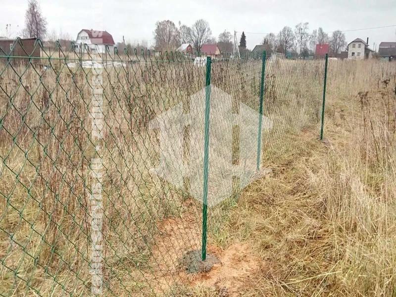 Забор из сетки рабицы с проволокой 129 метров
