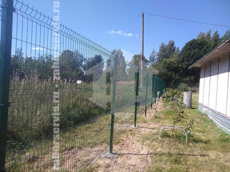 3D заборы для частного дома 100 метров 4мм