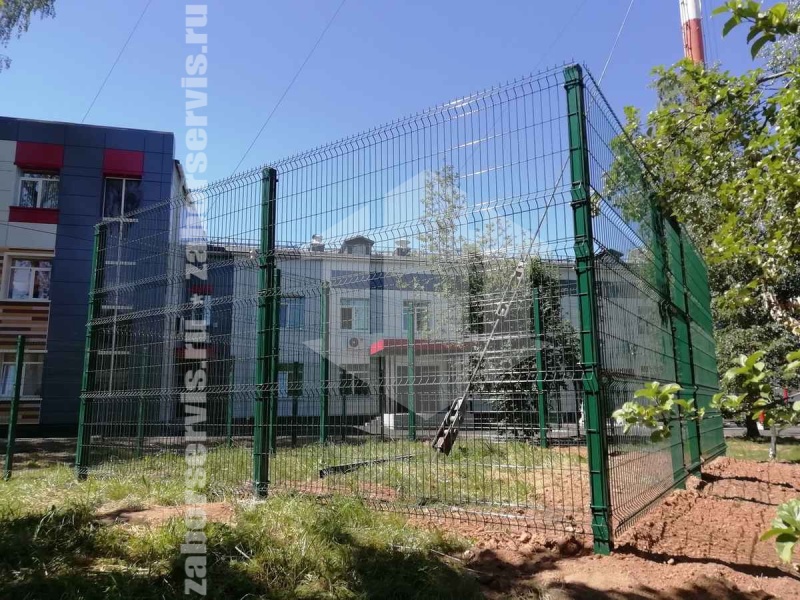 3D заборы зеленый  50 метров 4мм