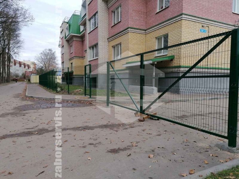 3D забор 98 метров зеленый 5мм