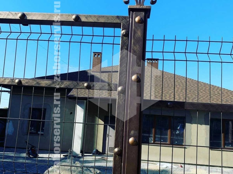 3D заборы для частного дома 40 метров 4мм