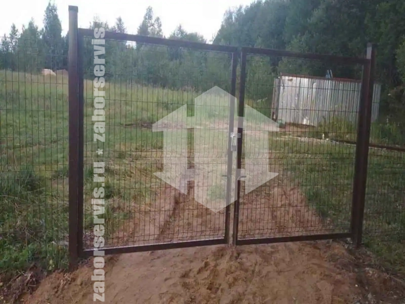 3D забор 86 метров коричневый 5мм