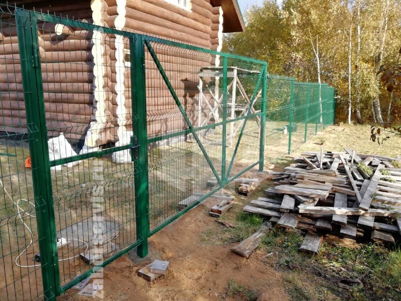 3D забор 110 метров 3,5мм пример 2 5мм