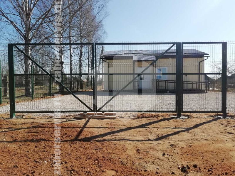 3D заборы для частного дома 25 метров 5мм