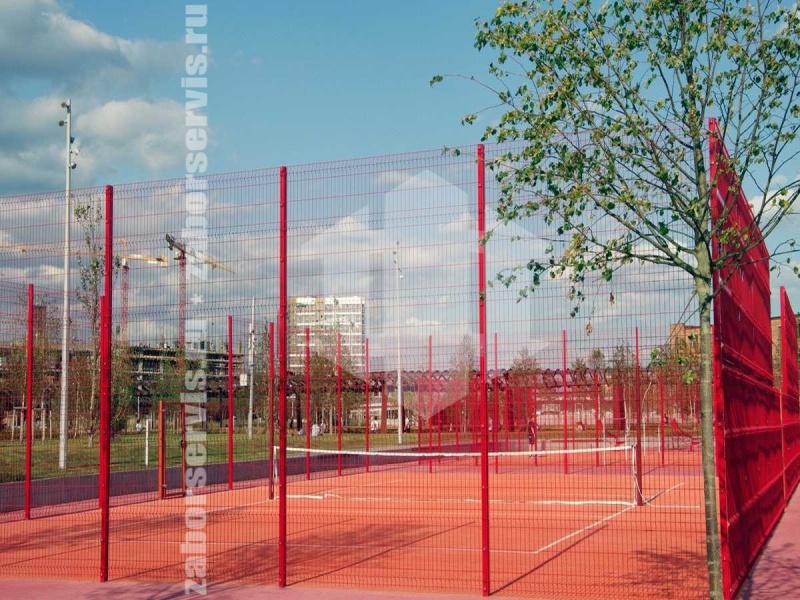 3D заборы для спортивной площадки 300 метров 4мм