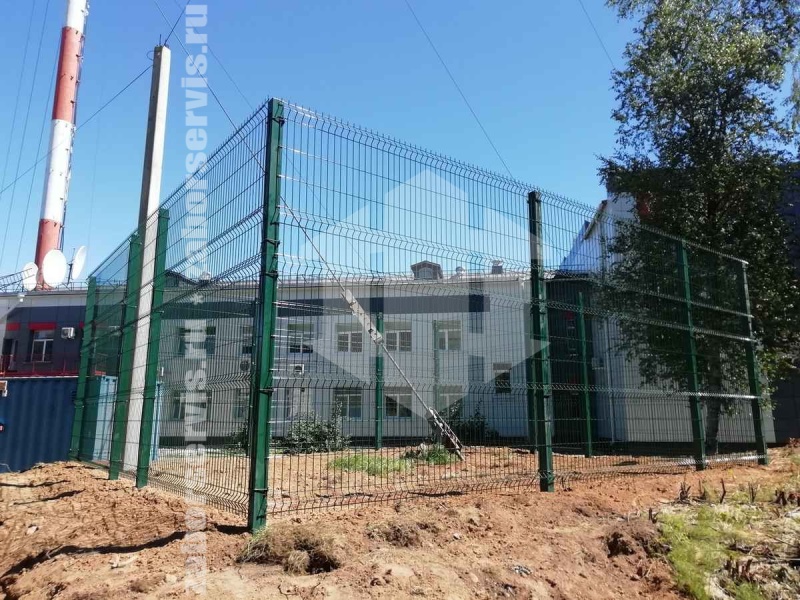 3D заборы зеленый  50 метров 4мм