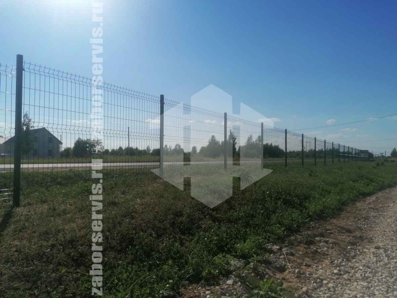 3D забор 140 метров зеленый 6мм