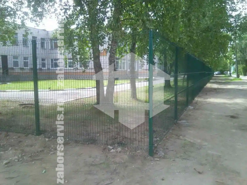 3D заборы для детского сада 58 метров высота 2,0м